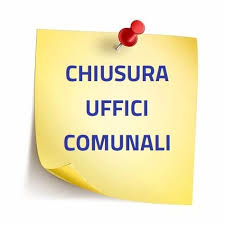 Avviso chiusura uffici comunali